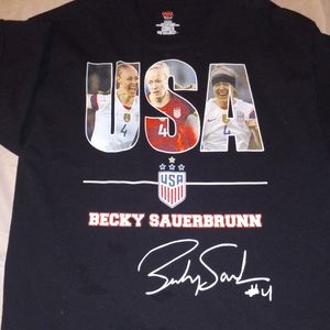 Becky Sauerbrunn us womens soccer t shirt
